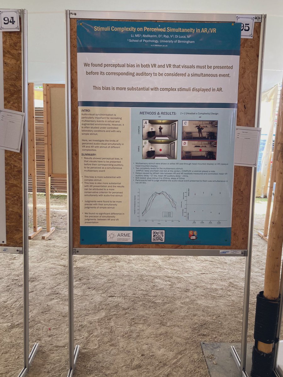 Min Li (@susan_m_li) on Twitter photo Another <a href="/ARMEproject/">Augmented Reality Music Ensemble</a> poster, this week at <a href="/IMRF23/">IMRF 23 - Brussels</a>! One we looked at AV simultaneity in VR & AR, before we create virtual musicians who’ll practice with you in virtual environment! Another <a href="/ARMEproject/">Augmented Reality Music Ensemble</a> poster, this week at <a href="/IMRF23/">IMRF 23 - Brussels</a>! One we looked at AV simultaneity in VR & AR, before we create virtual musicians who’ll practice with you in virtual environment!
