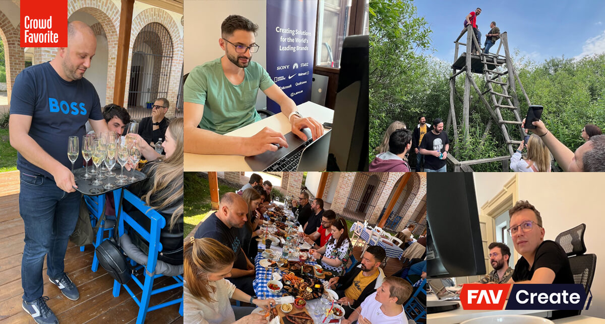crowdfavorite's tweet photo. Once again, our team submitted ideas, formed teams, and set to work on our two-day hackathon known as #FavCreate! When it was over, we met in Comana Natural Park for a hike followed by a delicious feast. Find out more: https://t.co/Cpwg9oObSL #CFteam #workculture #dreamteam https://t.co/IjvpBbR3Kp