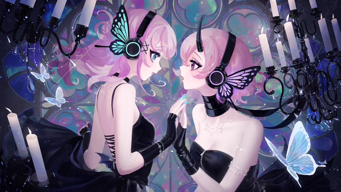 カシ・オトハ様( )と魔王トゥルシー様( )のコラボカバー曲『magnet』のMVイラストを担当させて頂きました! お二人の相性抜群な美しい歌声、ぜひ聴いてください～!  #魔王トゥルシー #カシ・オトハ #VEE #VERSE_n