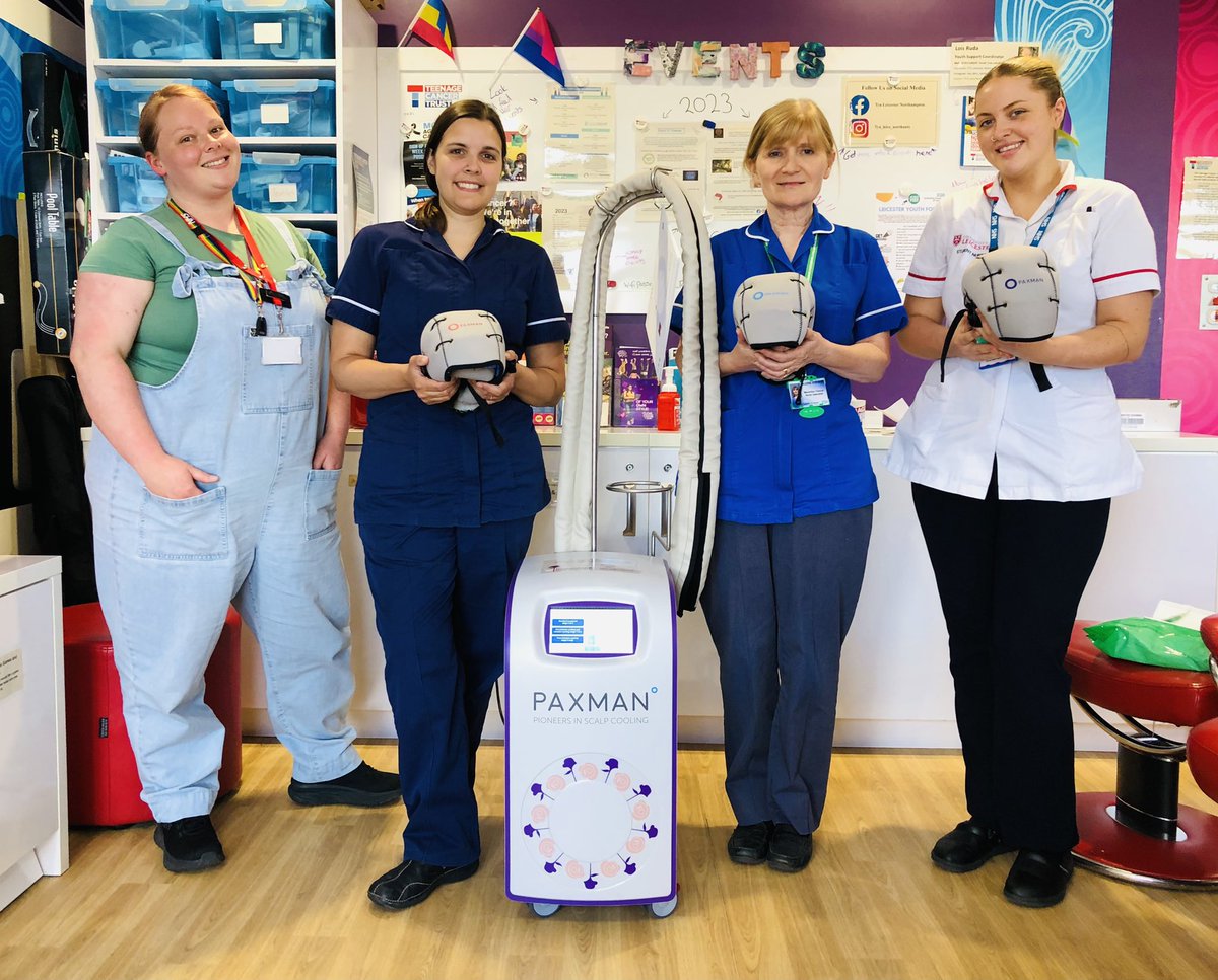 @scalpcooling Another system installed and commissioned on the teenage cancer unit at Leicester Royal Infirmary @Leic_hospital - in partnership with @projectyouthcan - everybody at #paxman is rooting for you, Maddie! All the best 💙🙏🏾 #changingthefaceofcancer #youthcancertrust