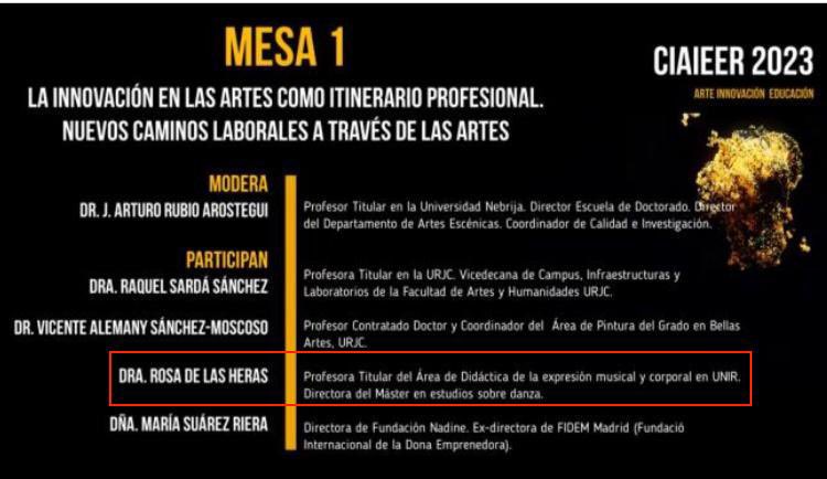Rosa de las Heras tweet media