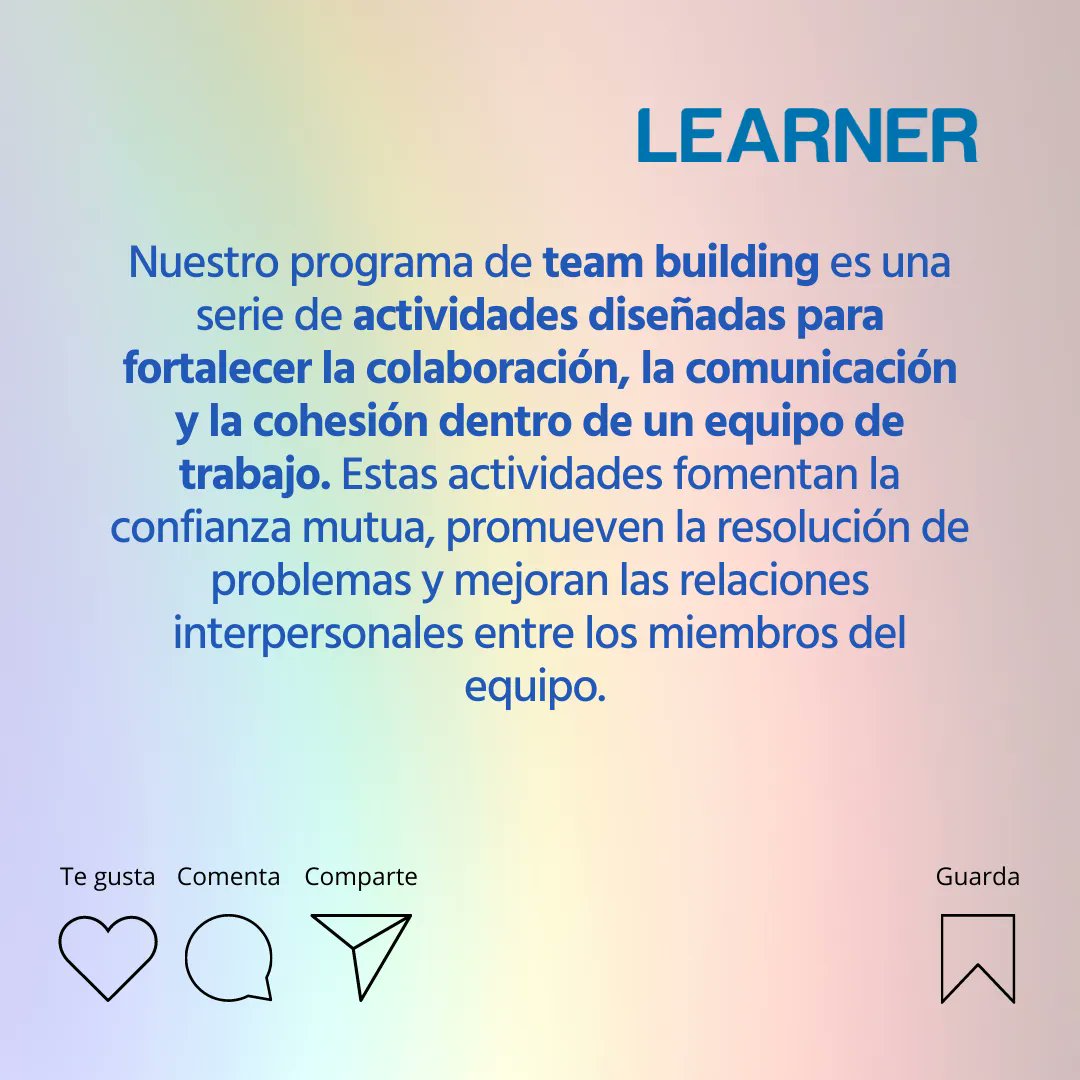 Un programa de team building es una serie de actividades diseñadas para fortalecer la colaboración, la comunicación y la cohesión dentro de un equipo de trabajo. Estas actividades fomentan la confianza mutua, promueven la resolución de problemas y mejoran las relaciones. #team