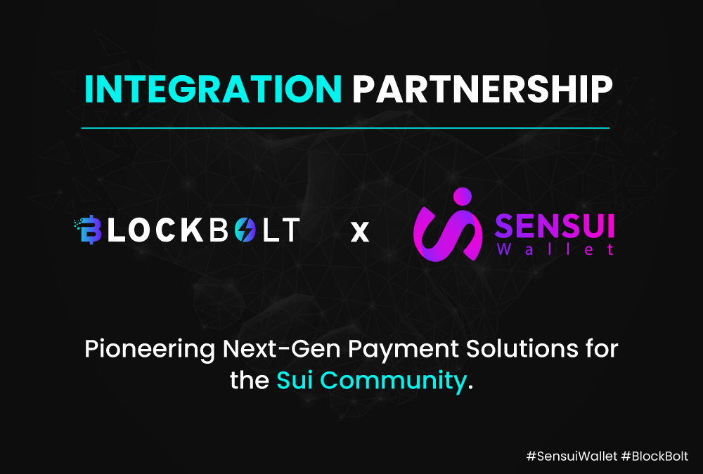 blockboltpay's tweet photo. 🎉 Integration Partnership: Sensui Wallet x BlockBolt

⚡️The integration of #BlockBolt's decentralized payment protocol, #Boltpay, into #SensuiWallet's app will enhance the payment options.

🎯 Pioneering Next-Gen Payment Solutions for the #Sui Community.

#BuildOnSui https://t.co/vAgLC4Xb1A