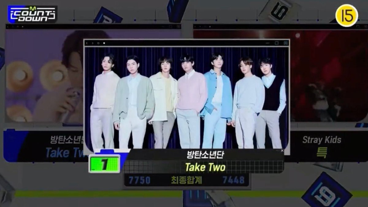 🏆 #BTS Take Two won 1st place on MCountdown!! 🎊💜

 #TakeTwo2ndWin #BTS