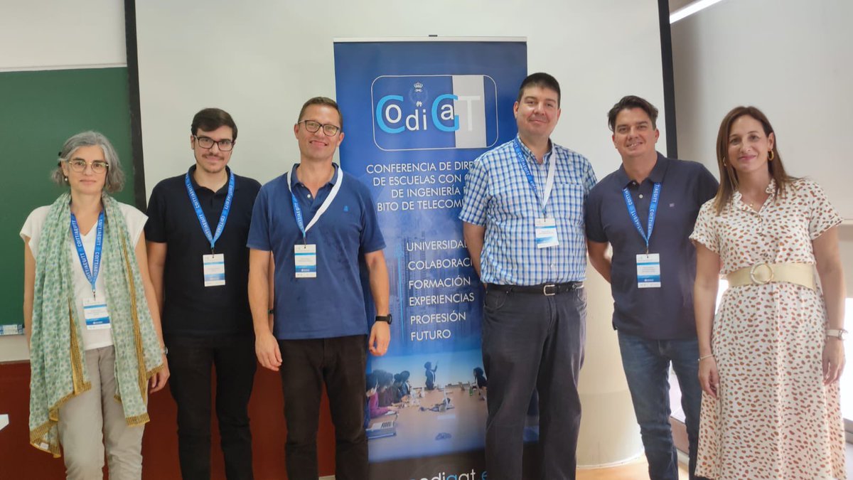 Las Escuelas de Telecomunicaciones de la Comunidad Valenciana asisten al CODIGAT 2023 junto con la representación del COITT-CV👏🏻👏🏻👏🏻👏🏻