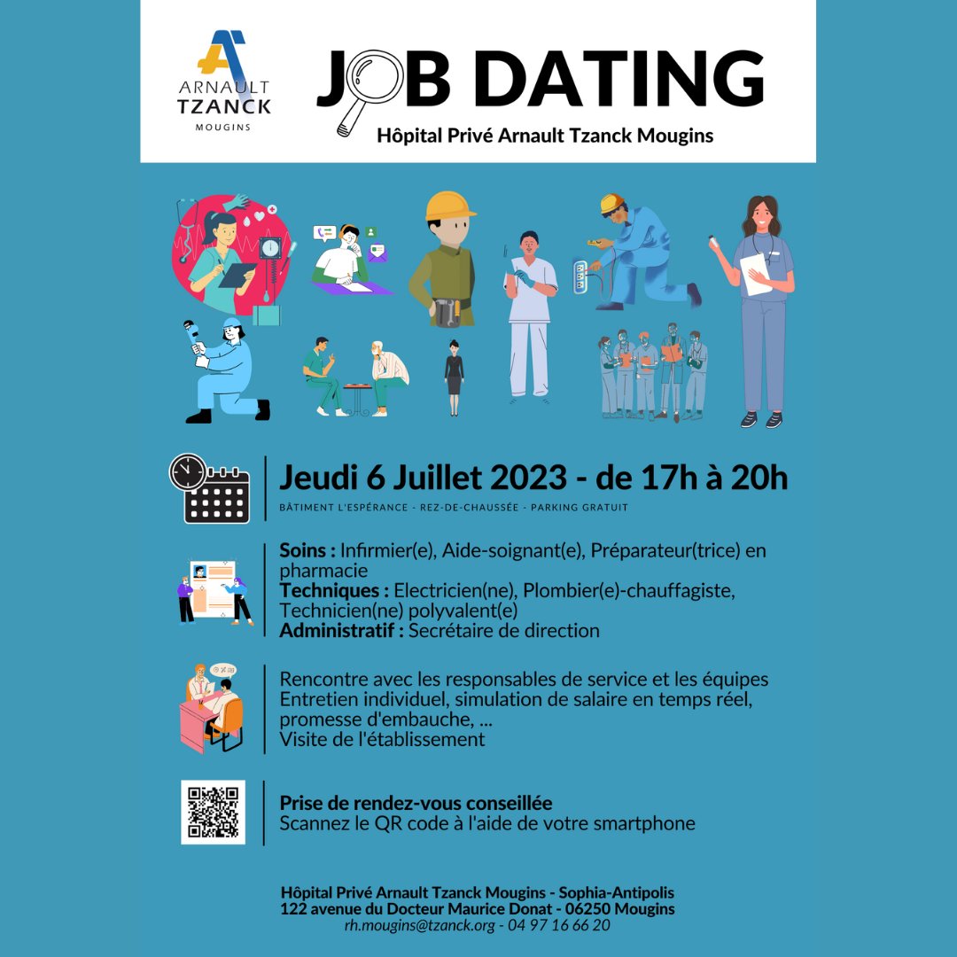 Mission Locale du Pays de Grasse (@mlpaysdegrasse) on Twitter photo #rencontre #jobdating
🔥Pour celles et ceux qui souhaitent mettre leurs compétences au service des autres et rencontrer des professionnels, l'occasion est là ! 🔥
#hôpital #opportunité
@villegrasse <a href="/ardmlpaca/">ARDML SUD Provence Alpes Côte d'Azur</a>
UNML - Union nationale des Missions Locales #rencontre #jobdating
🔥Pour celles et ceux qui souhaitent mettre leurs compétences au service des autres et rencontrer des professionnels, l'occasion est là ! 🔥
#hôpital #opportunité
@villegrasse <a href="/ardmlpaca/">ARDML SUD Provence Alpes Côte d'Azur</a>
UNML - Union nationale des Missions Locales