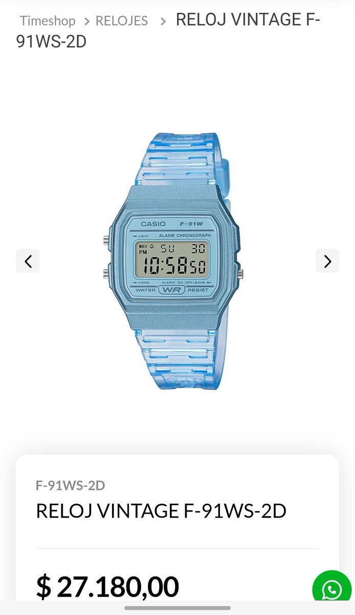 from_la_matanza's tweet photo. Me gusta mucho este reloj pero me parece caro y temo que la malla se ponga amarillenta con el tiempo. #problemones https://t.co/RC7U0hQNHN