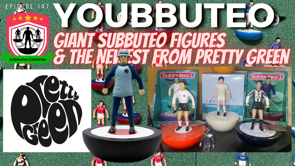 It's out, new Youbbuteo! We got #Subbuteo figurines &amp; brand new #PrettyGreen Check it out now youtube.com/watch?v=n5KZNI…

#Subbuteo #TableFootball #Football #TableSoccer #Soccer #Collector #Retro #Vintage #RetroToys #VintageToys #ClassicShirts #ClassicKits <a href="/PrettyGreenltd/">PrettyGreenltd</a>