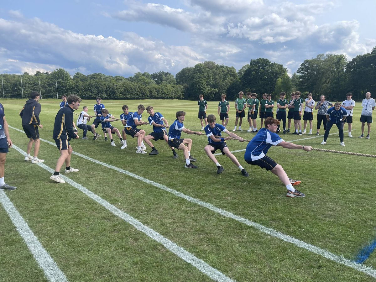 <a href="/CrosseHouse/">Crosse House</a> last day was slip-n-slide, inflatable obstacle, bungee, bubble football, tug-of-war, sporting, ice-cream fun! Farewell to the amazing LVI &amp; have a great summer holiday! Well done for winning the Boys’ Academic Effort Cup 🏆 👏 💙🤍 <a href="/ArdinglyCollege/">Ardingly College</a>