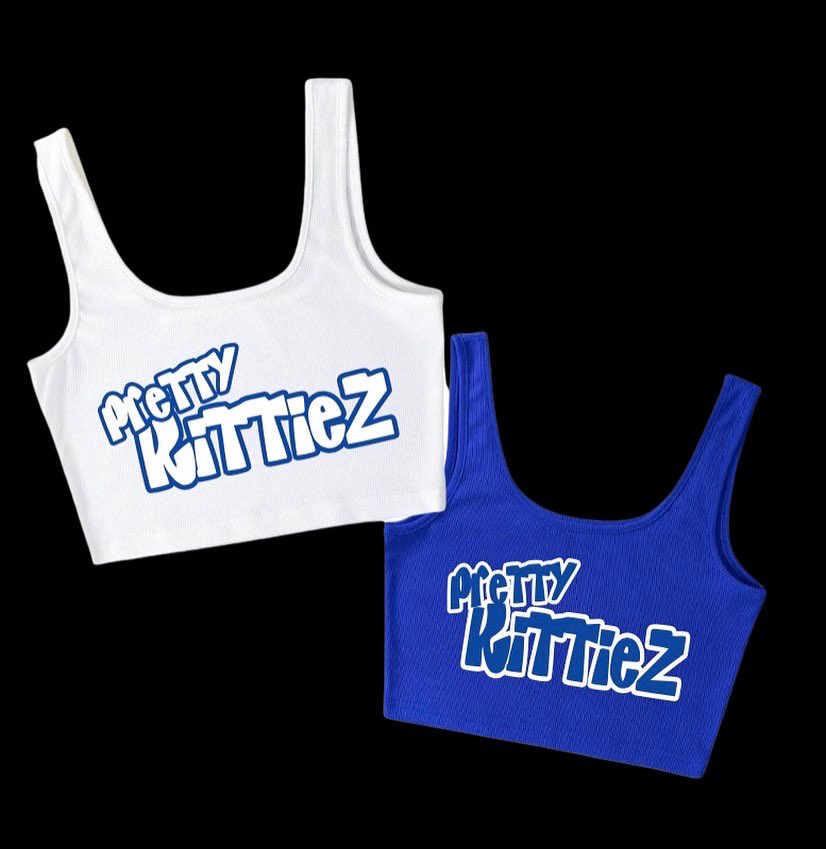 ErynNicolee's tweet image. It’s the summahhh, come fck with me Sorors! 

Bratz edition “Pretty KittieZ” crop and halter tops on my site. Come get cute for the cookouts 💙 $30
