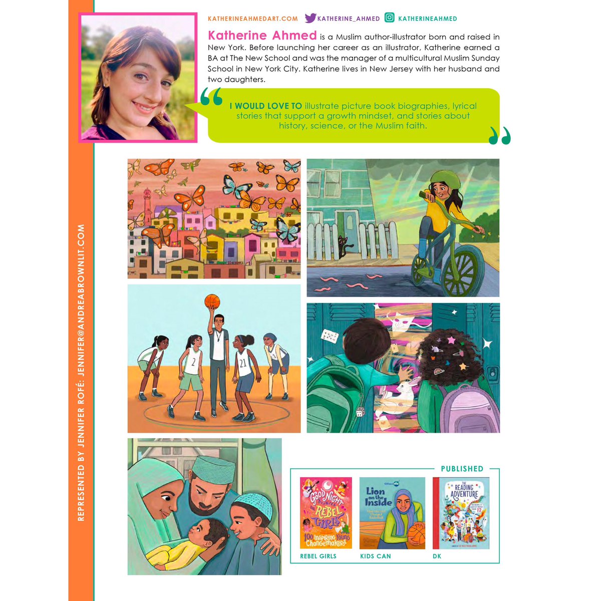 I’m delighted to be featured in the Summer 2023 Lookbook for <a href="/AndreaBrownLit/">Andrea Brown Lit</a> ! 📖✨ I’m open and looking for new picture book, spot illustration and cover art opportunities! Please contact my agent <a href="/jenrofe/">jen rofé</a> ! #kidlit #kidlitart