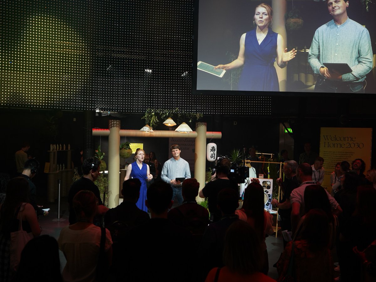 ideo's tweet image. IDEO leaders Luis Cilimingras, Sergio Fregoni, and Indy Saha attended the Ellen MacArthur Foundation Summit 23 in London. Head to the link to learn the reflections they learned at the event: ideo.in/42ZQtg1.

#circularfuture #circulareconomy #regenerativedesign