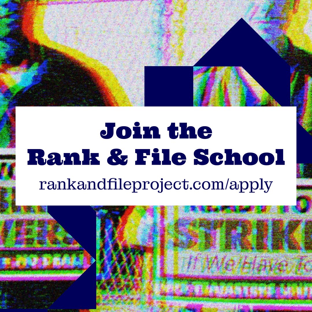 Do you want to build a movement where working class people learn how to fight for and win a better world? 

We’re launching our Rank &amp; File Schools in NYC/NJ and Bay Area, San Francisco. Applications are now open until the end of September.