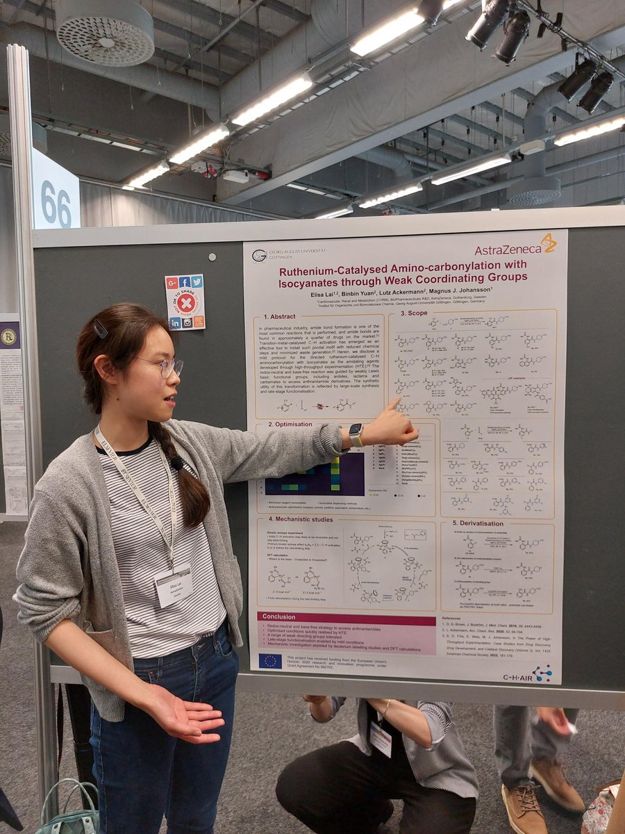 Magnus Johansson (@magnusjj_ch_lsf) on Twitter photo Well done <a href="/ElisaaaLai/">Elisa Lai</a> presenting at <a href="/TetrahedronSymp/">TetrahedronSymposium</a> collaboration with <a href="/aztul/">Lutz Ackermann</a> <a href="/chair_itn/">CHAIR</a> Well done <a href="/ElisaaaLai/">Elisa Lai</a> presenting at <a href="/TetrahedronSymp/">TetrahedronSymposium</a> collaboration with <a href="/aztul/">Lutz Ackermann</a> <a href="/chair_itn/">CHAIR</a>