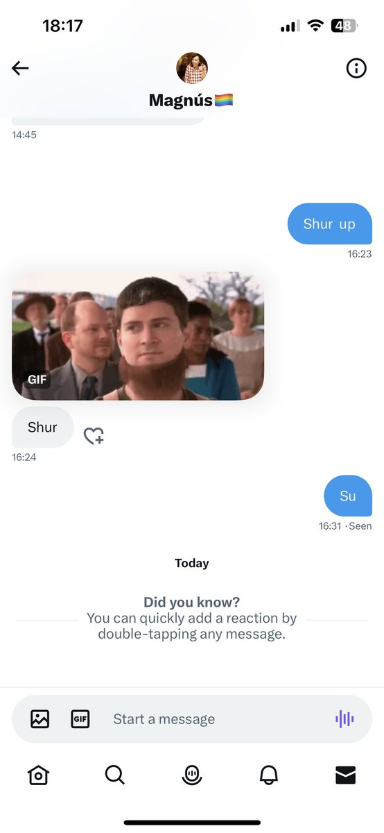 Ég úlfur og <a href="/Magnussigurdur/">Magnús🏳️‍🌈🍉</a> á spjallinu💗😻