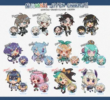 (rt) my st0res finally open!!!! i got the prsk squishies up as well as my new niji charms and some old stuff!! im running a little low on old stock so feel free to check it out too if youre interested!! :"33 (link is in reply vvv)
