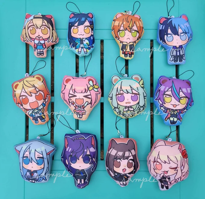 (rt) my st0res finally open!!!! i got the prsk squishies up as well as my new niji charms and some old stuff!! im running a little low on old stock so feel free to check it out too if youre interested!! :"33 (link is in reply vvv)