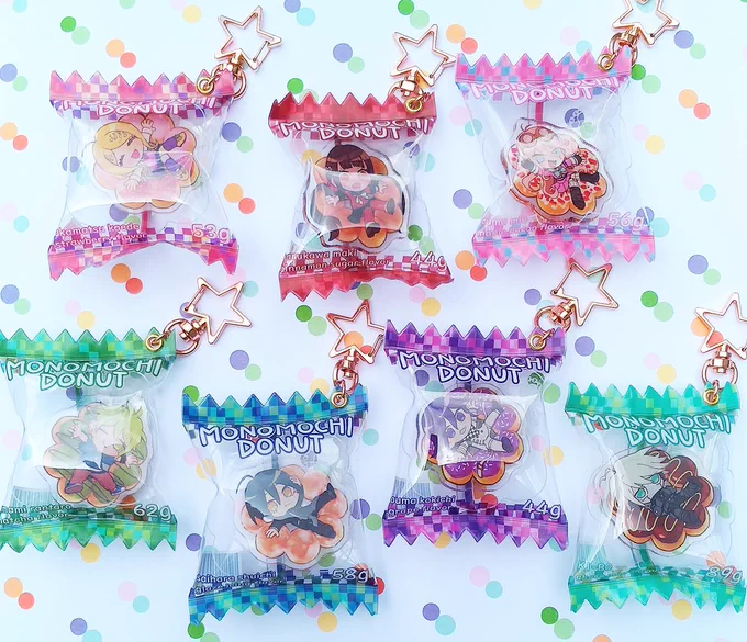 (rt) my st0res finally open!!!! i got the prsk squishies up as well as my new niji charms and some old stuff!! im running a little low on old stock so feel free to check it out too if youre interested!! :"33 (link is in reply vvv)