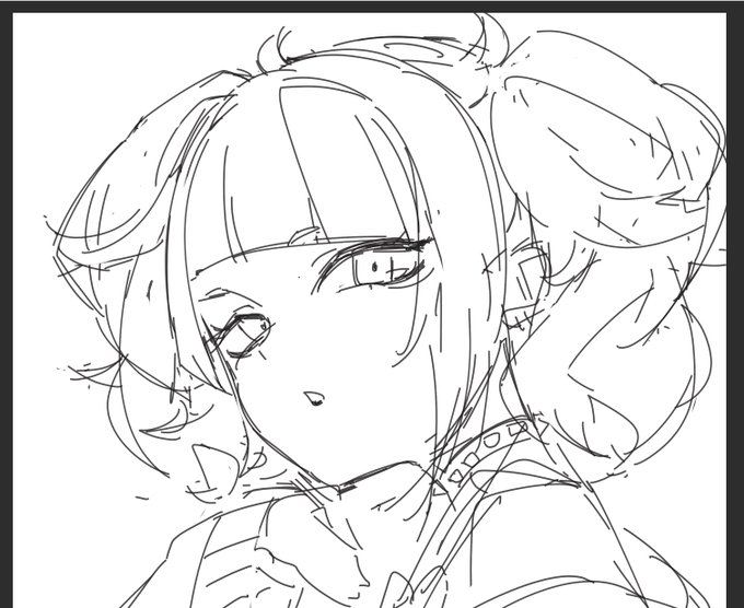 😈描いてる