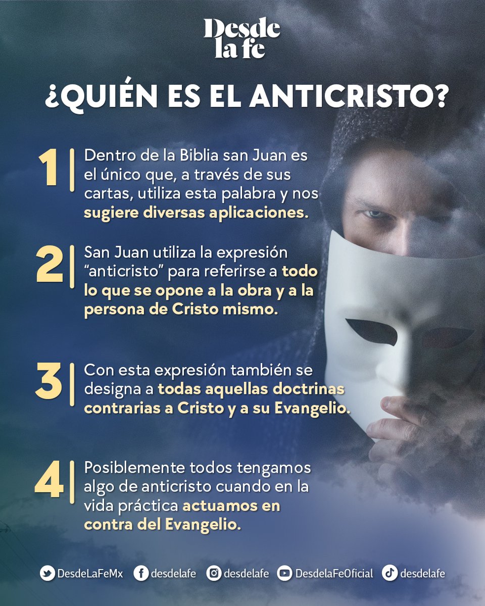 Desde la fe on Twitter "¿Quién es el anticristo? Sobre este tema