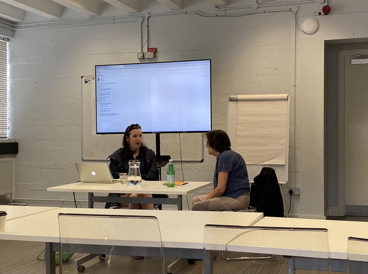 screendirectors's tweet photo. Today at our final #exploringreality masterclass we heard from @TimSamuels and @SineadEOShea about their work and inspiration in documentary filmmaking. Thank you to all who have taken part in this programme! https://t.co/CLH28TyIdn