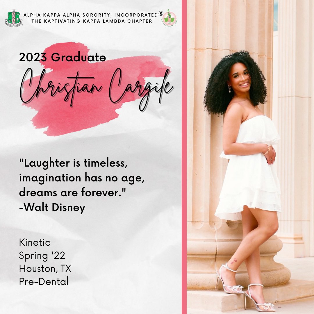 Kappa Lambda would like to KongratuLate our graduating seniors! We look forward to see you soar in the future🤍
#KeepingUpWithKL #aka1908