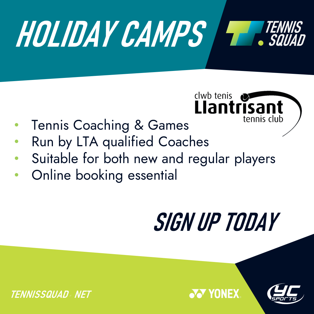 🎾 Summer Camps 🎾

Join us on Monday mornings this school holidays for Tennis fun and games for ages 5-11 of all levels. All equipment is provided and non members welcome!

Book your place today ⬇️

clubspark.lta.org.uk/LlantrisantTen…