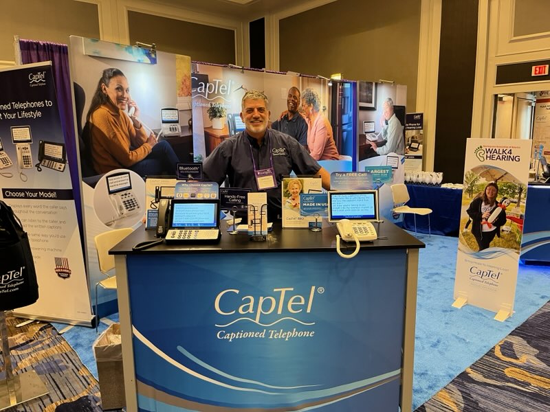 captelphone's tweet photo. We're at #HLAA in New Orleans today through Saturday! Stop by the #CapTel booth to see what's new! https://t.co/2uPPpyOx0z