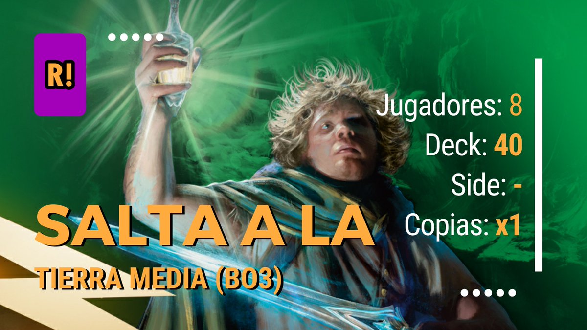 re_retruco's tweet photo. Que onda ñeris? Estamos organizando nuestro segundo torneo!
INSCRIPCIÓN https://t.co/Ktrk1YzyoE
TUTORIAL https://t.co/Yimvrr5CIZ

#mtga #magic #mtgarena #magicarena #español #argentina #lotr #tournament https://t.co/kmvzzRDaF1