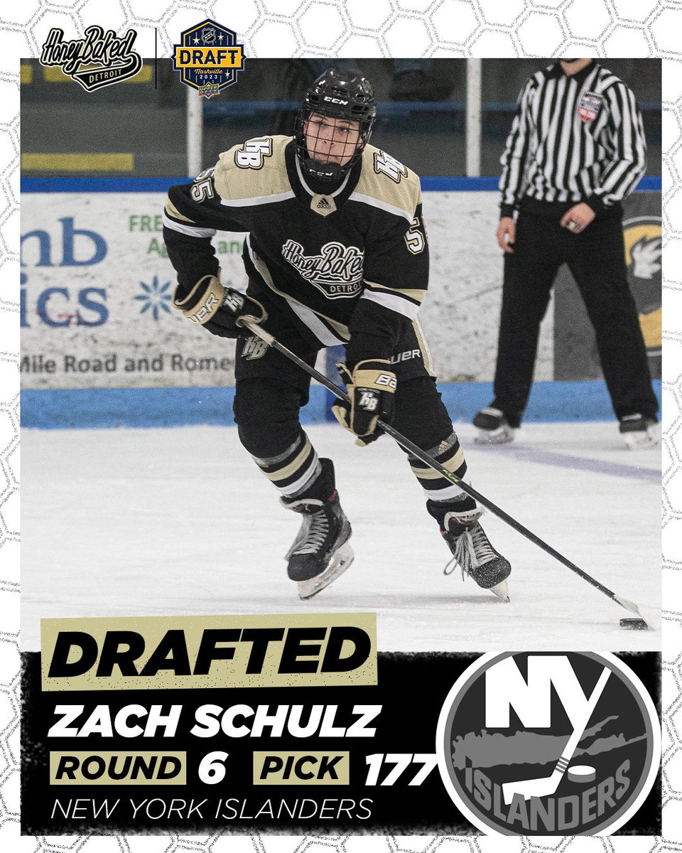 Congratulations to Zach Schulz on being drafted 177th overall by the New York Islanders! Good luck Zach! #HBAlumni #HBFamily
