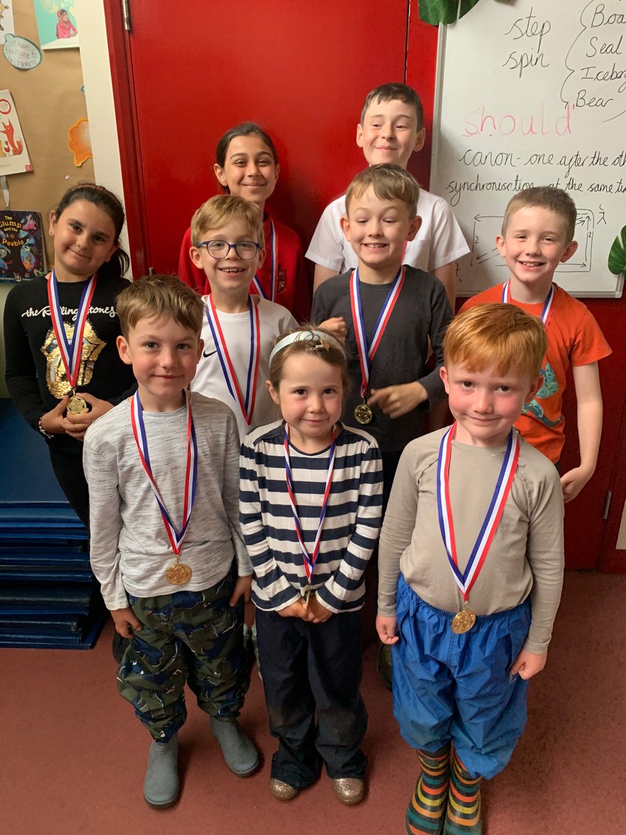 SnapeSchool's tweet photo. Super sporting heroes during Sports week. Here they are with their well deserved medals awarded by @TracyClinton7 @SuffolkPESN @WaveneyValleyAT https://t.co/m6IIvqa3Nf