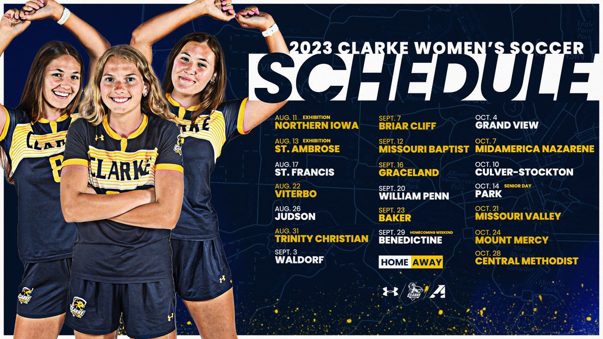 The 2023 season can't come soon enough!

Full Schedule ⬇️

tinyurl.com/247u9c35

#ClarkePride