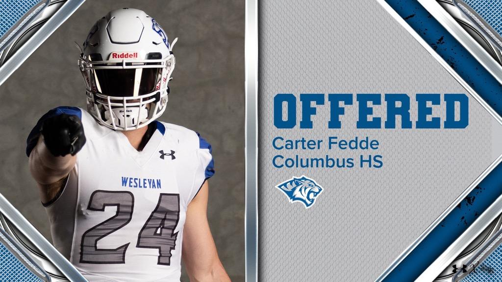 After a call with @CoachCimpl I am blessed to earn an offer from Dakota Wesleyan! <a href="/CoachMasonFrost/">Mason Frost</a> <a href="/Coach_Bernarde/">Mike Bernarde</a> <a href="/Coachwilliamsc/">Craig Williams</a> <a href="/DiscovererFB/">Columbus Football</a>