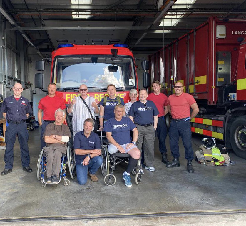 This afternoon we had the privilege to welcome <a href="/Blesma/">Blesma</a> for a tour of the station and a chat about  what we do and discuss their time in the military.