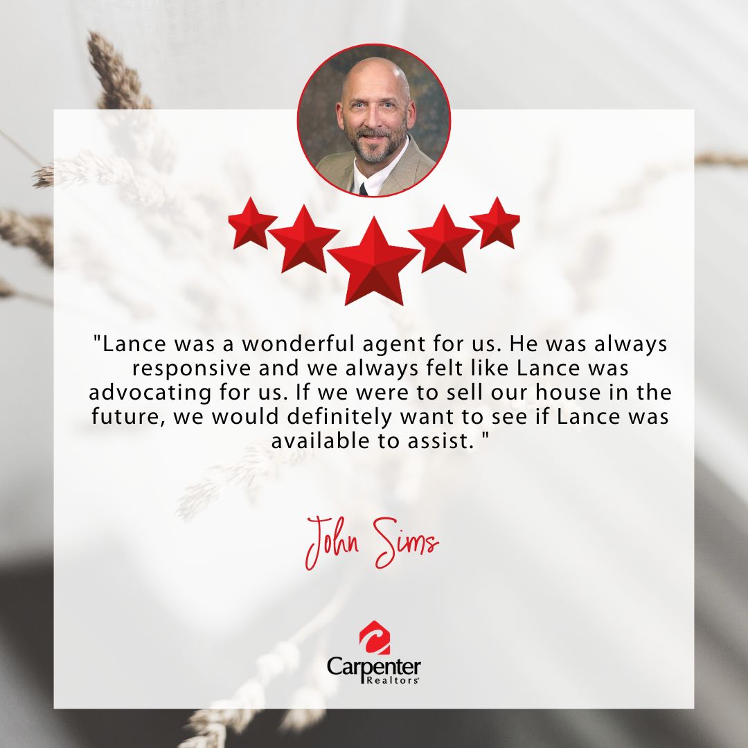 CONGRATULATIONS LANCE CREWES FOR A JOB WELL DONE!
#RealEstateAvonIn #CarpenterCares #Realtors #HomesForSale #HouseforSale