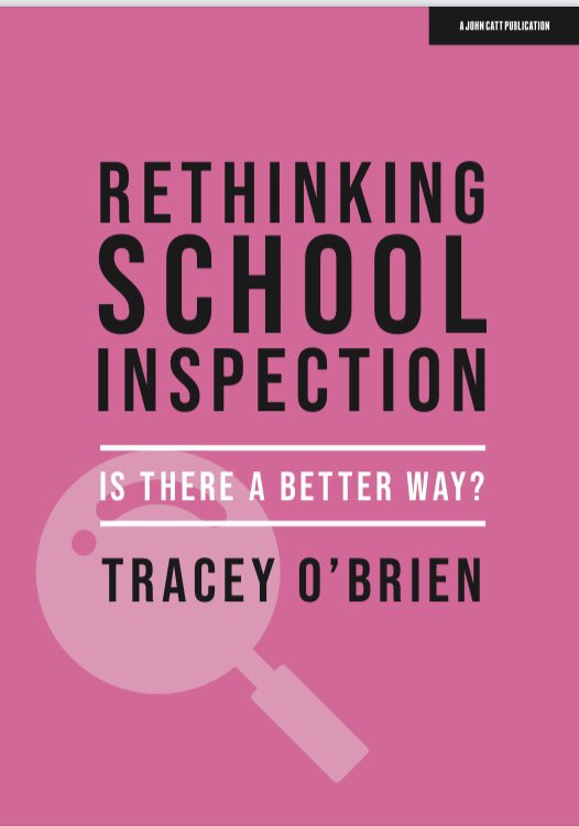 My new book is out 21st July. I’ll give the first 5 copies I get to 5 people interested in thinking about our current school inspection approach. Just RT and I’ll pick 5 names on 17/7. 😉@JohnCattEd