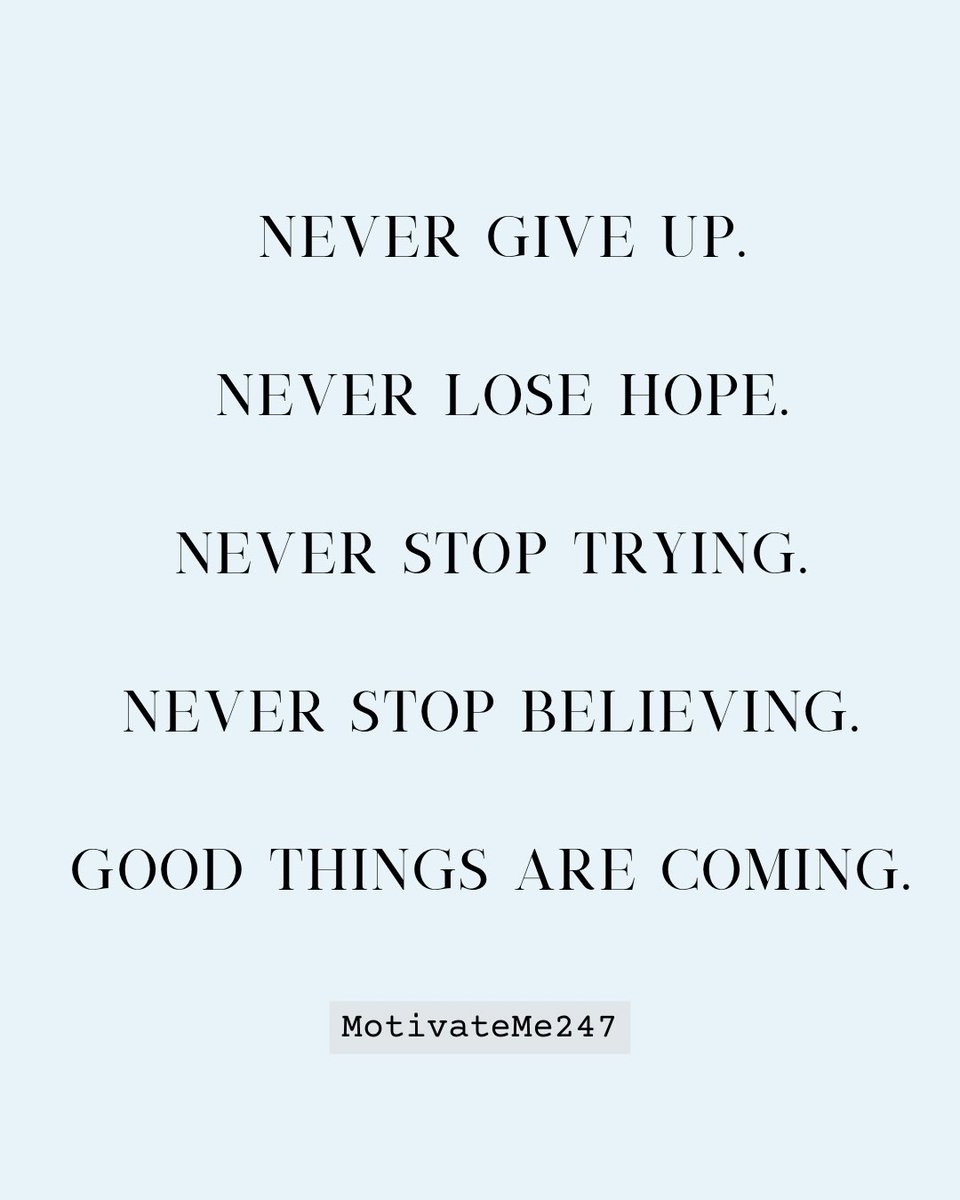 Good things are coming