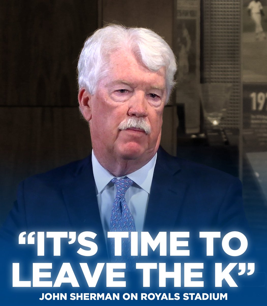 SportsRadio810's tweet photo. Royals owner, John Sherman, says it's time to leave Kauffman Stadium.

Do you agree? ⬇️ https://t.co/s2npc39Vut
