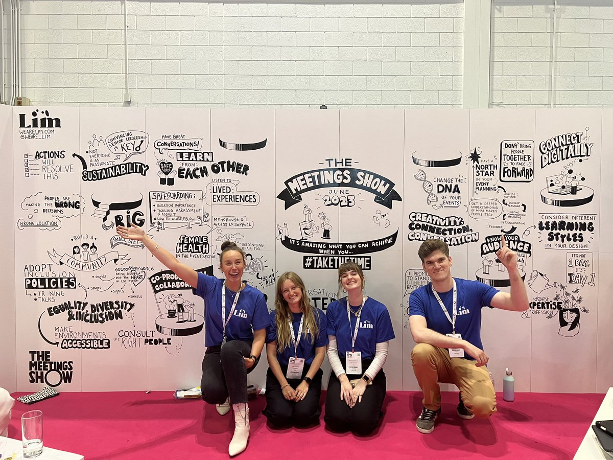 Lim (@weare_lim) on Twitter photo That’s a wrap on a 2 fantastic days at the <a href="/MeetingsShow/">The Meetings Show</a>. The final visuals will be shared over the coming days so keep your eyes peeled 😍 #TheMeetingsShow #graphicrecording That’s a wrap on a 2 fantastic days at the <a href="/MeetingsShow/">The Meetings Show</a>. The final visuals will be shared over the coming days so keep your eyes peeled 😍 #TheMeetingsShow #graphicrecording