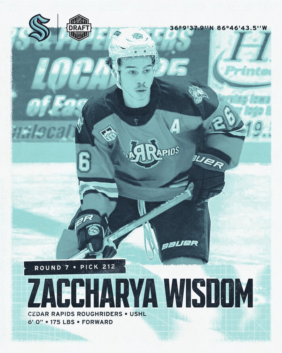 Wise pick! 🙌

Closing out the 2023 #SeaKraken Draft with Zaccharya Wisdom!