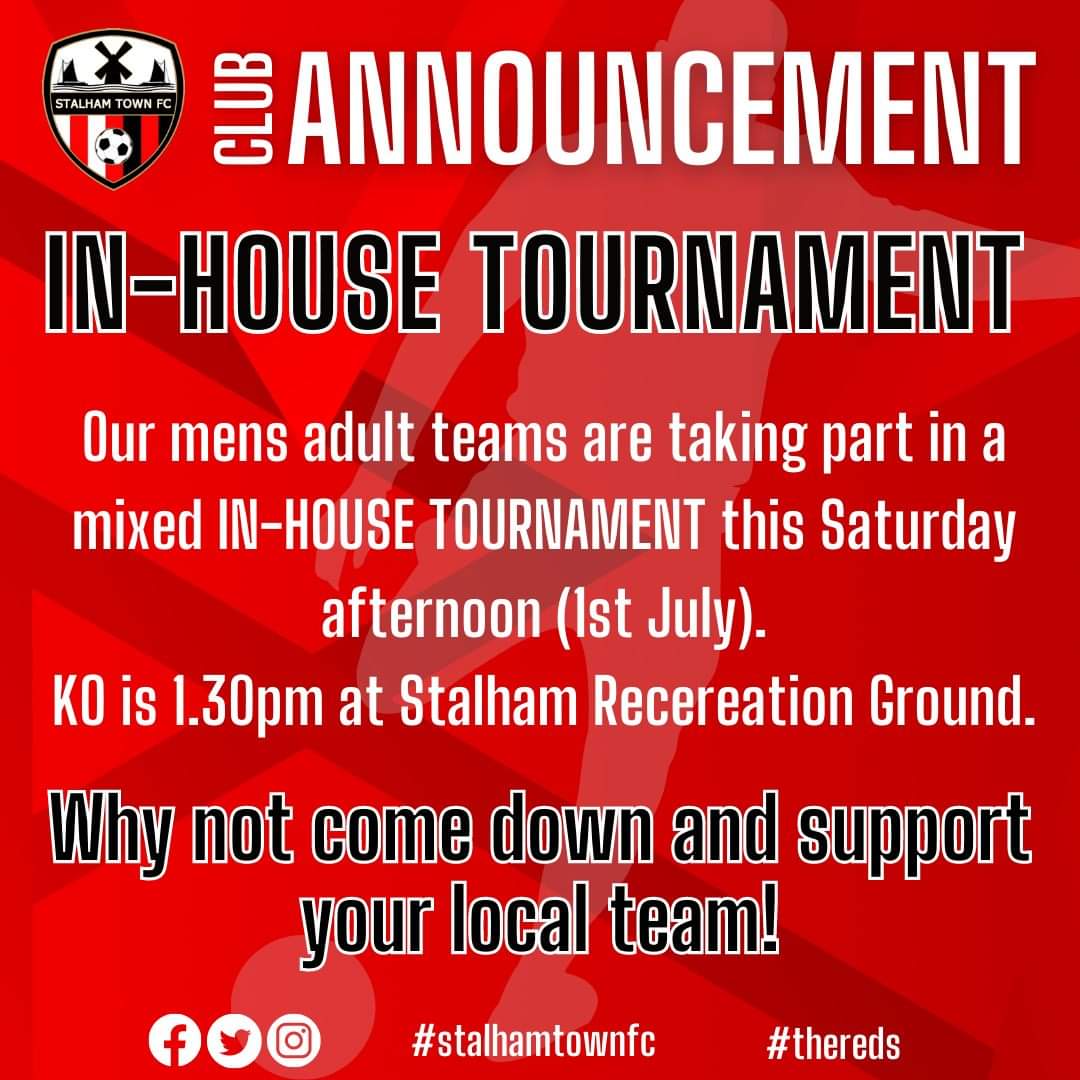 StalhamTown's tweet photo. Get your football fix this Saturday afternoon! ⚽ https://t.co/rCrBv4492P
