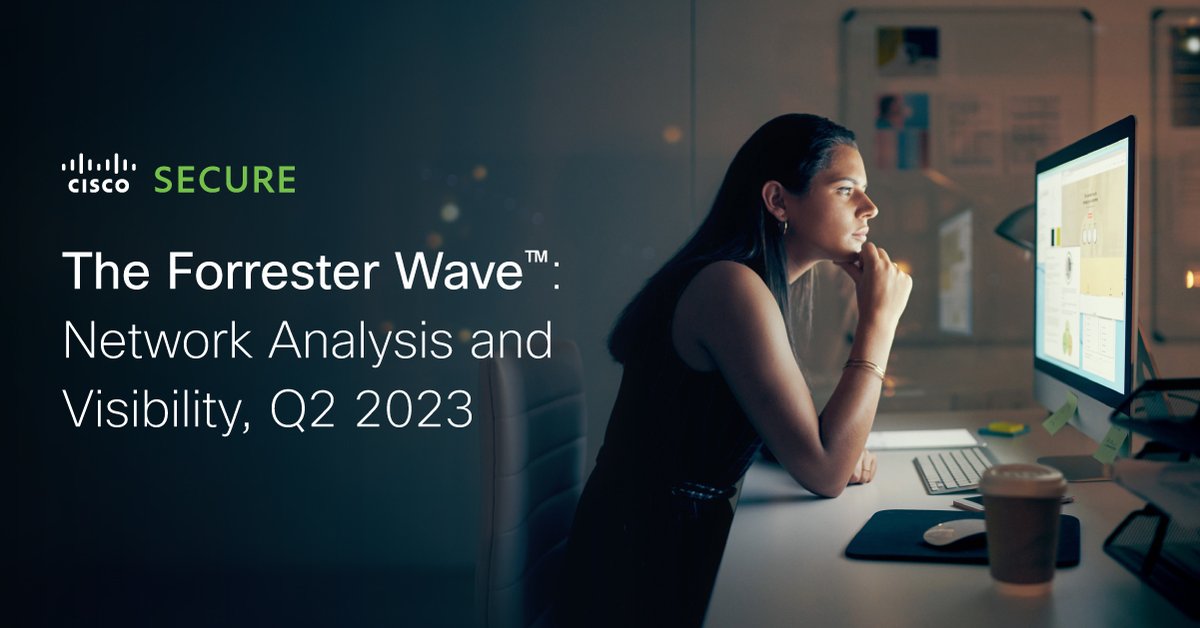 CiscoSecure's tweet image. Big news! 🎉 Cisco Secure Analytics has emerged as a Strong Performer in The @forrester Wave™: Network Analysis And Visibility, Q2 2023.

Learn why Cisco Secure Analytics stands out as a comprehensive network #security solution: cs.co/6011PDezc

#cybersecurity #network