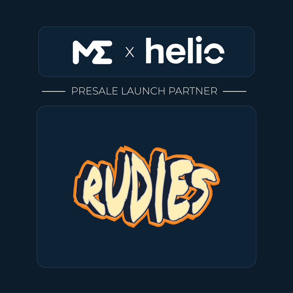Happy to announce our partnership with @helio_pay and @MagicEden to become one of the first participants of their new presale platform.