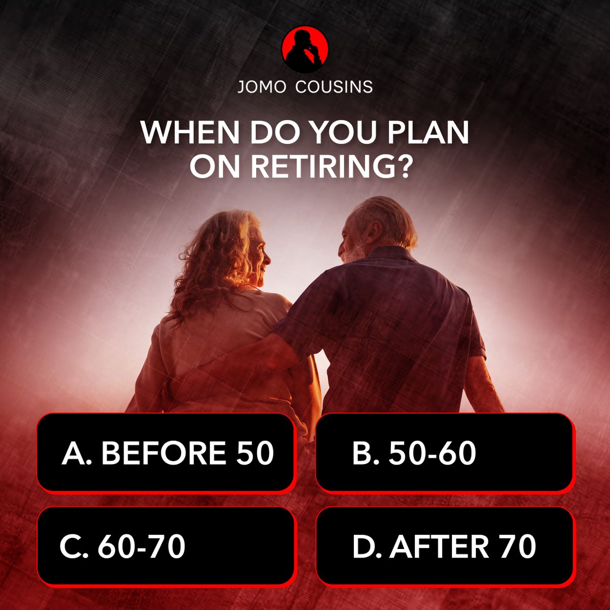 PastorJomo's tweet photo. Poll time! When do you envision retiring? Share your retirement age and how you plan to reach your goal in the comments. Let's inspire each other with our financial goals and aspirations. 

#RetirementPlans #SavingsGoals #FinancePoll #FinancialFreedom #RetireSmart #RetireEarly https://t.co/a8fmMaUmEk