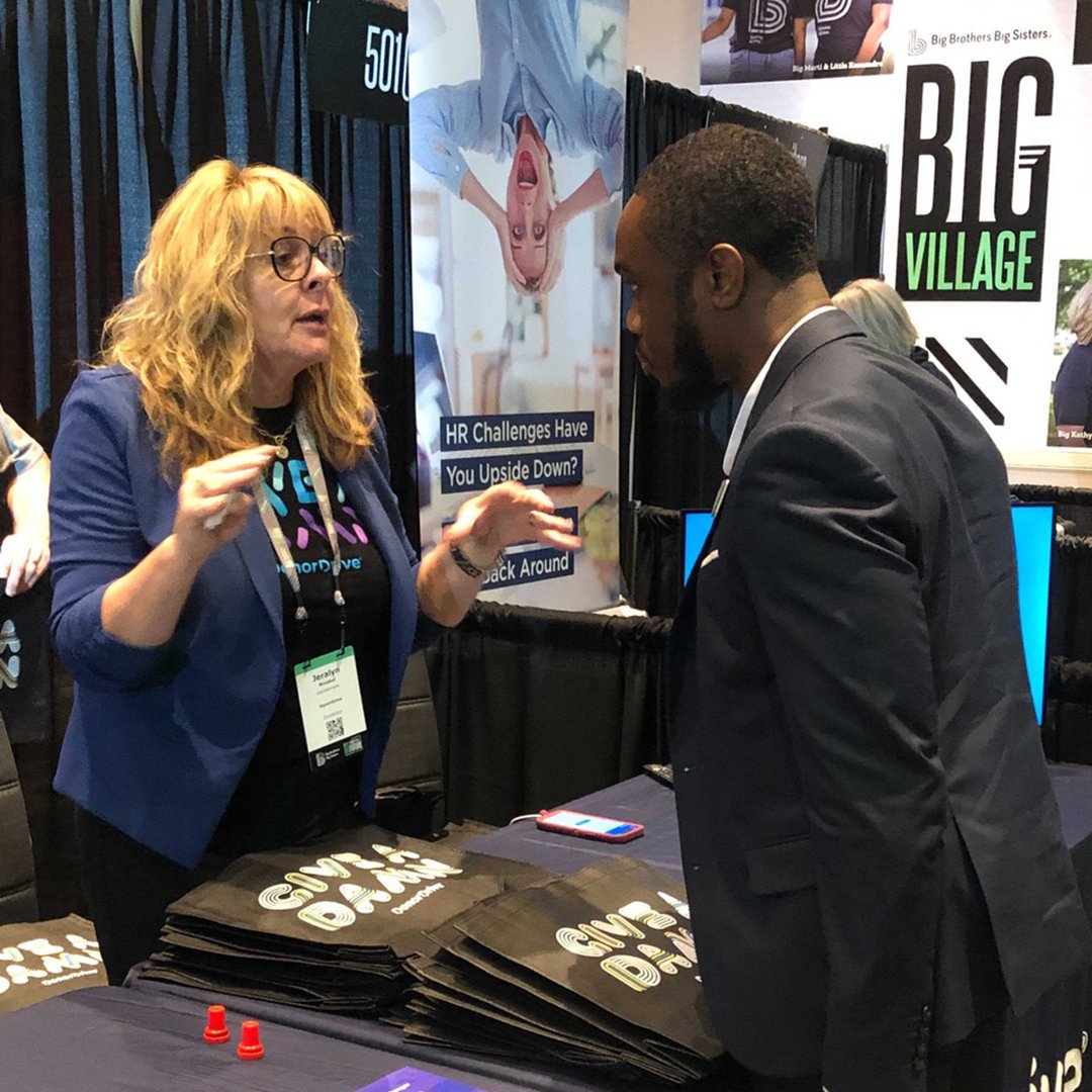DonorDrive's tweet photo. Our DonorDrive team was thrilled to attend the 2023 @BBBSA National Conference. We are excited and proud to be a part of building a brighter future, together! #BiggerTogether #BoldBigFuture https://t.co/GAgmZHbLyK