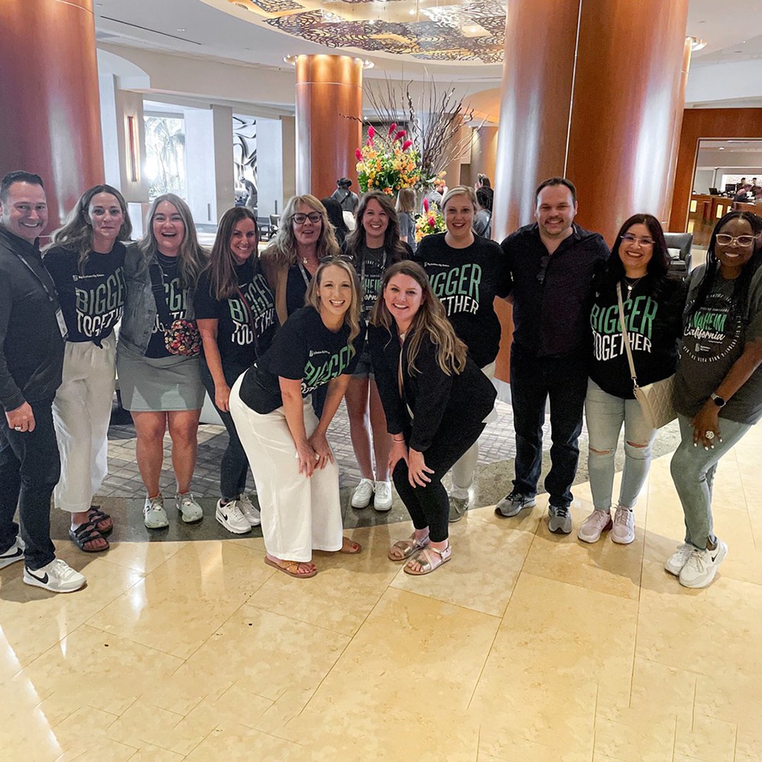 DonorDrive's tweet photo. Our DonorDrive team was thrilled to attend the 2023 @BBBSA National Conference. We are excited and proud to be a part of building a brighter future, together! #BiggerTogether #BoldBigFuture https://t.co/GAgmZHbLyK