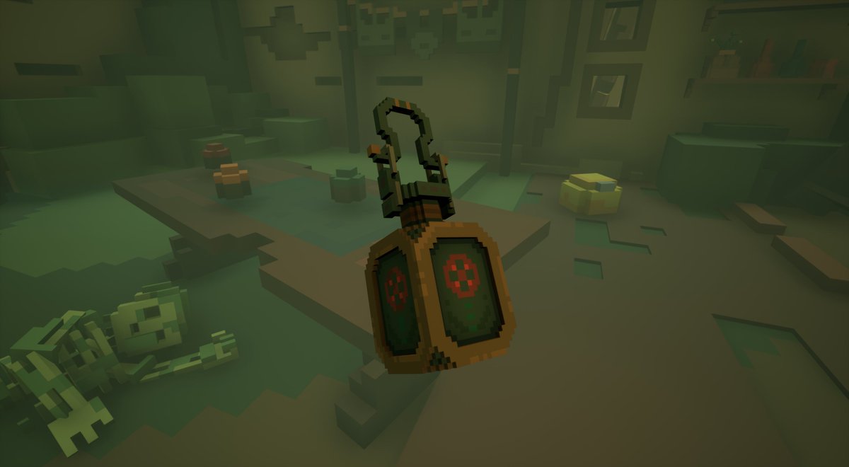 Simon_Cosimo's tweet photo. While making Dust, a big challenge was finding a way to tell a story within the confines of the project's scope.

We didn’t have animators, character models, or voice actors. Just some text and environment.

One way we handled this was with small, interactive, story props! https://t.co/W5y4zkLTcT