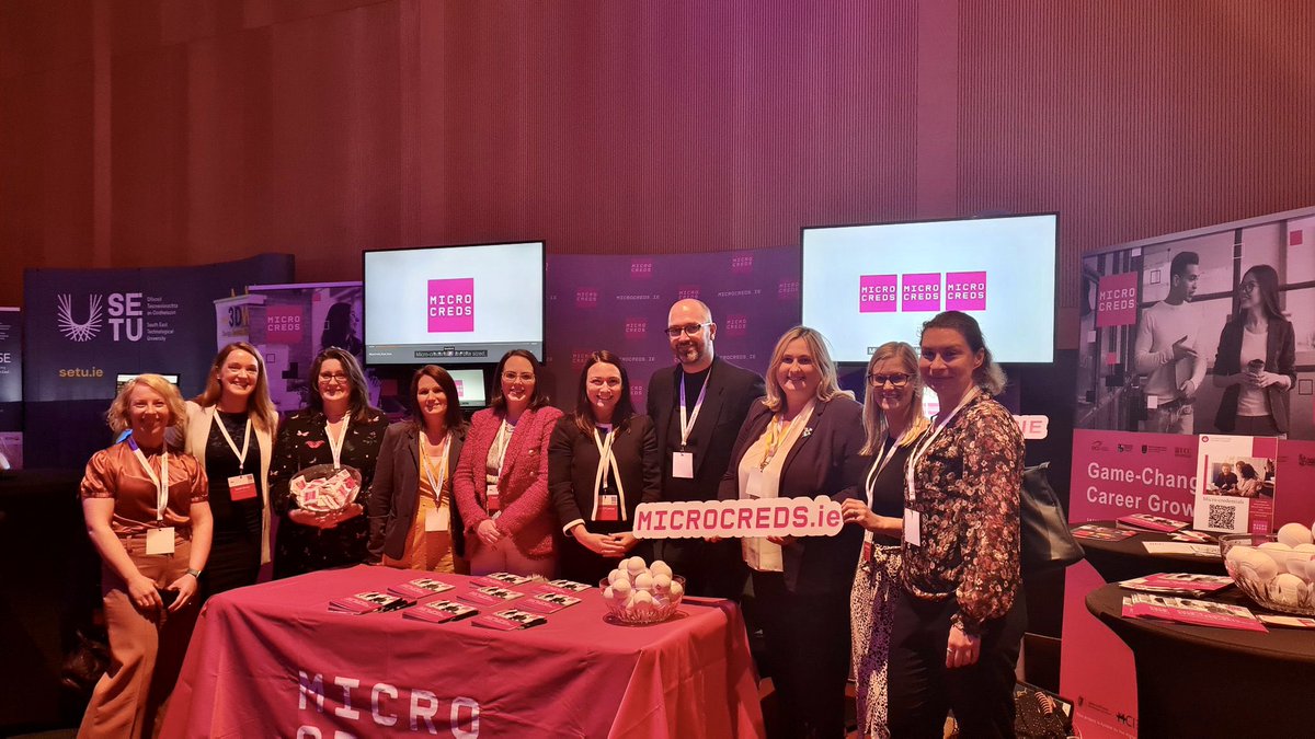 MicroCreds's tweet photo. Fantastic to have the entire #MicroCredsIE Team in Dublin today for the @hea_irl HCI Pillar 3 Midterm Conference #CollaborationNation https://t.co/CjjGtynVAY