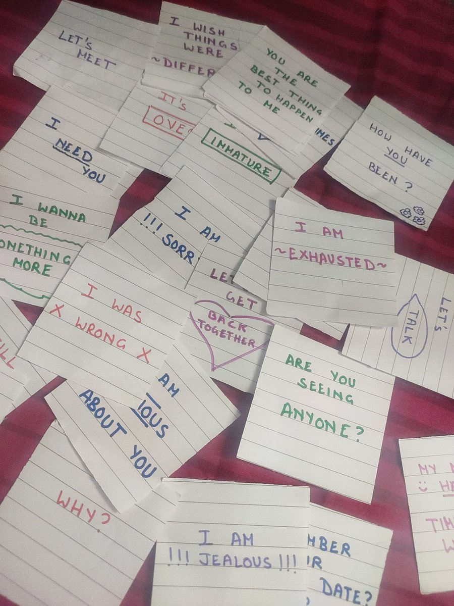 ♥️FREE channeled messages from your person with my 36 cards homemade deck♥️

° follow me
° like and rt my pinned tweet 
° like and rt this tweet
° comment your and their initials below

Tips get more cards and a mini love tarot reading. DM if tipping! 🥰✨