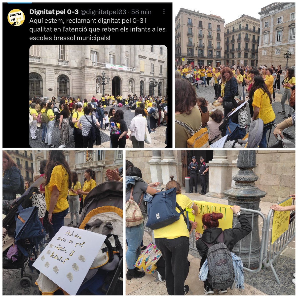 faquilin's tweet photo. @dignitatpel03 @bcn_ajuntament @BCNeducadora @paugv87 @AdaColau @govern @mariatrusal Hi ha una realitat que cada vegada va ressorgint, amb molt de treball, que és la lluita i la reivindicació de les escoles bressol arreu de Catalunya. És un moviment que evidencia que mestres i famílies volen una escola bressol de qualitat i per a tothom, amb dignitat. https://t.co/KGNDRj9yms